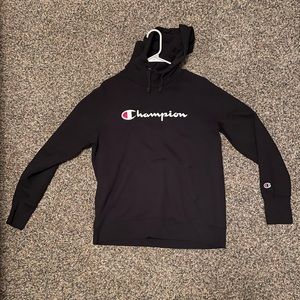 Black Champion Hoodie Worn Amazing Condition